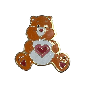 Vintage Tenderheart Carebear Enamel Pin